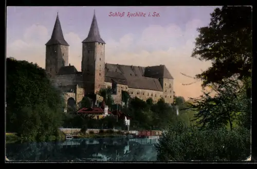 AK Rochlitz i. Sa., Ansicht von Schloss Rochlitz