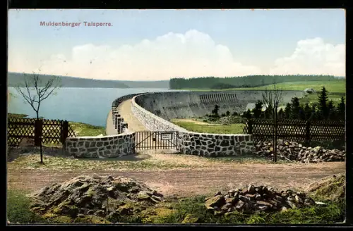 AK Muldenberg, Partie an der Muldenberger Talsperre