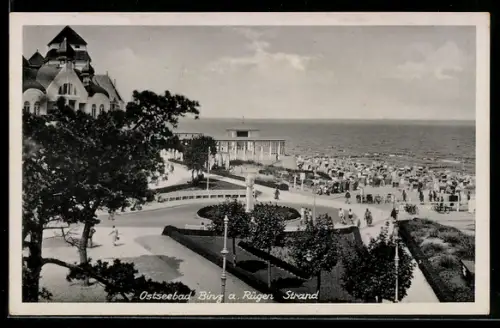 AK Binz a. Rügen, Strand
