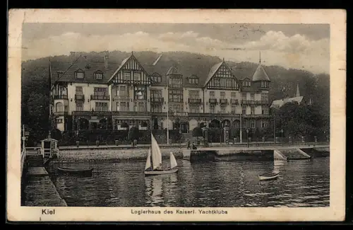 AK Kiel, Logierhaus des Kaiserlichen Yachtklubs