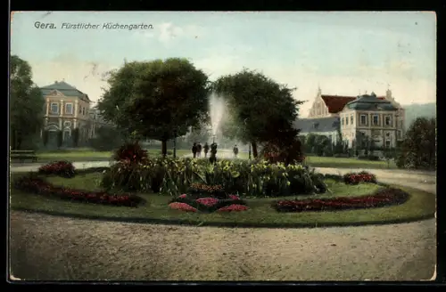 AK Gera, Fürstlicher Küchengarten