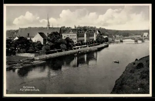 AK Grimma, Fürstenschule, Flusspartie