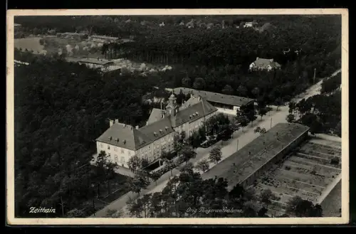 AK Zeithain, Kaserne u. Kriegsgefangenenlager, Fliegeraufnahme