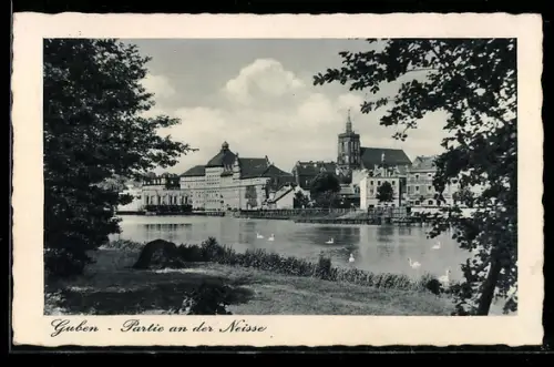 AK Guben, Partie an der Neisse