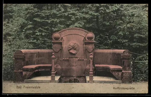 AK Bad Freienwalde, Kurfürstenquelle