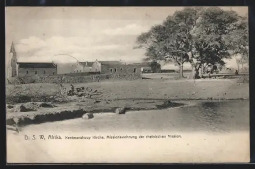 AK Keetmanshoop, Kirche, Missionswohnung der rheinischen Mission