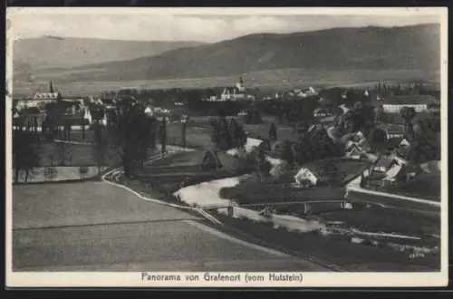 AK Grafenort, Totalansicht vom Hufstein aus gesehen
