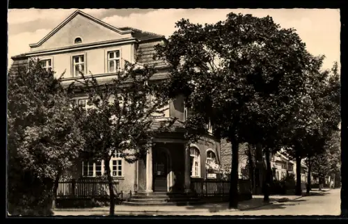 AK Welzow /Niederlausitz, Sparkasse und Apotheke