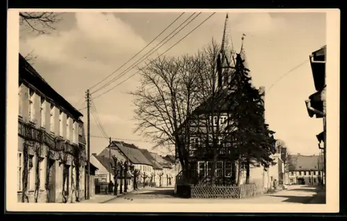 AK Lieberose, Strassenpartie im Ort