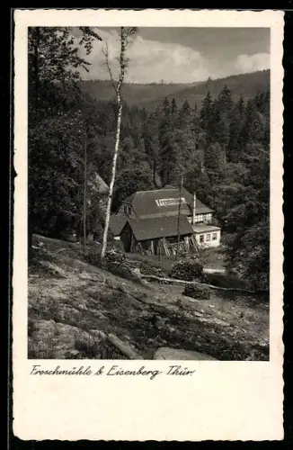 AK Eisenberg /Thür., Gasthaus Froschmühle, Bes. Dr. F. Köhler