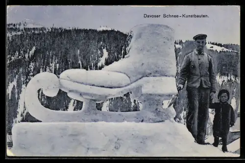 AK Davos, Eisplastik: Schlittschuh