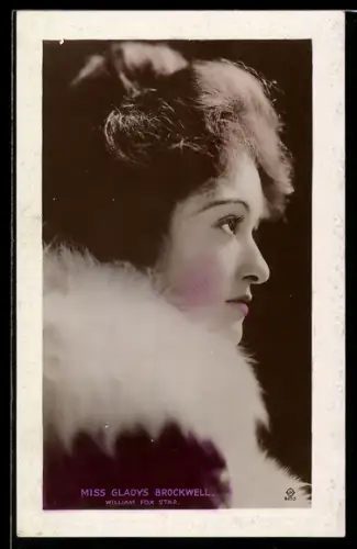 AK Gladys Brockwell, Portrait