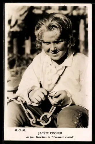 AK Jackie Cooper as Jim Hawkins in Treasure Island