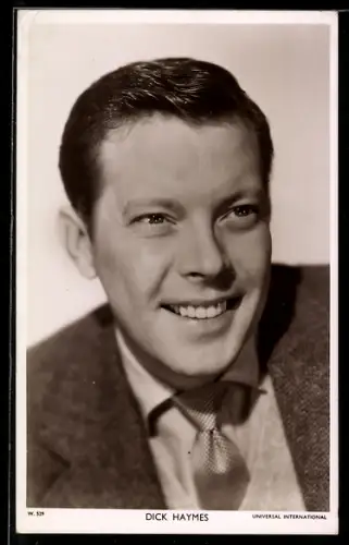 AK Dick Haymes lächelt, Portrait