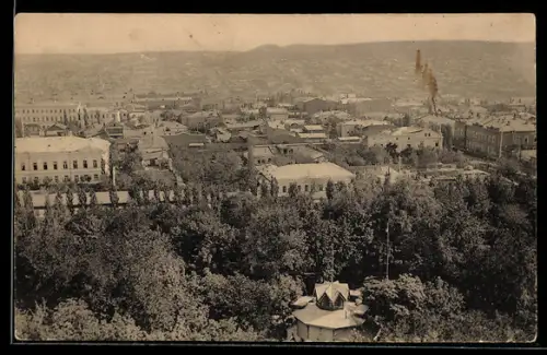 AK Saratow, Blick auf die Stadt und den Lipki-Park