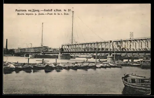 AK Rostow am Don, Brücke über den Fluss Don