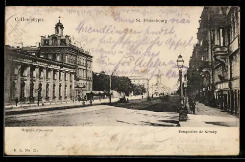 AK St. Petersburg, Blick auf den Newskij-Prospekt