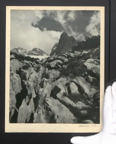 Fotografie Ansicht Poschiavo, Ospizio Bernina, Glockglocknerstrasse mit Jungfraujoch und Furkapass im Jahr 1939