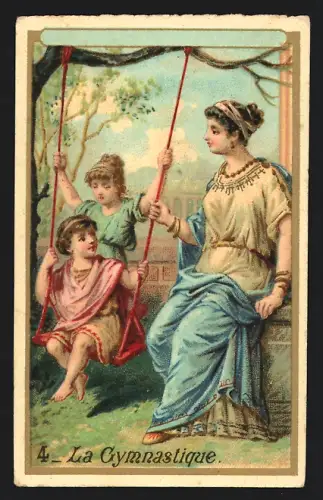 Sammelbild Liebig, Chocolat de la Havane, La Gymnastique