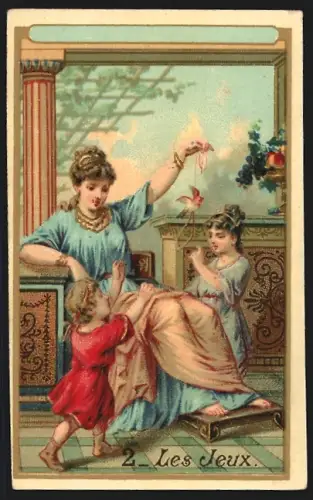 Sammelbild Liebig, Chocolat de la Havane, Les Jeux