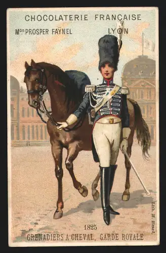 Sammelbild Lyon, Chocolaterie Francaise, Mon. Prosper Faynel