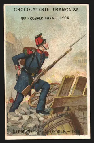 Sammelbild Lyon, Chocolaterie Francaise, Mon. Prosper Faynel