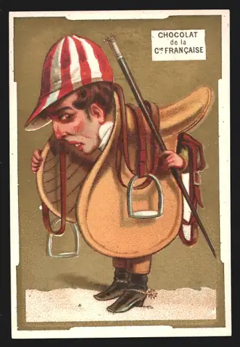 Sammelbild Paris, Chocolat de la Compagnie Francaise, 18. Boulevard de Sébastopol