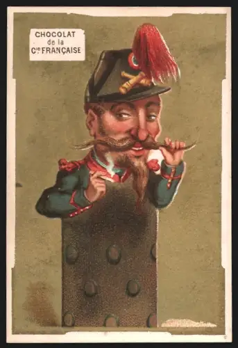 Sammelbild Paris, Chocolat de la Compagnie Francaise, 18. Boulevard de Sébastopol