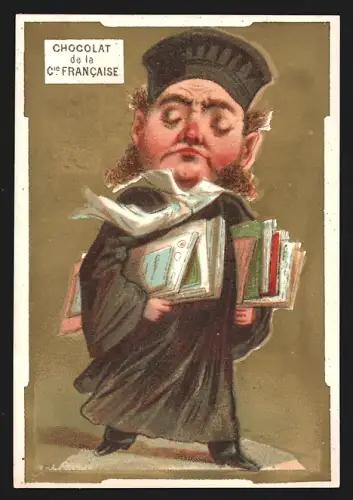 Sammelbild Paris, Chocolat de la Compagnie Francaise, 18. Boulevard de Sébastopol