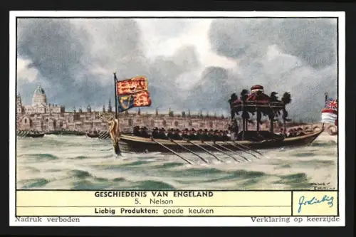 Sammelbild Liebig, Geschiedenis van Engeland, Nelson