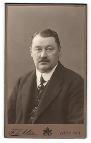 Fotografie F. X. Adler, Wien, Penzingerstrasse 60, Porträt des Herrn G. R. Payer