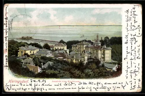 AK Heringsdorf, Ansicht vom Kirchturm