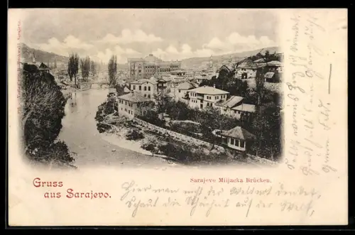 AK Sarajevo, Sarajevo Miljacka Brücken