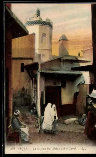 AK Alger, La Mosquée Sidi Mohammed-el-Cherif