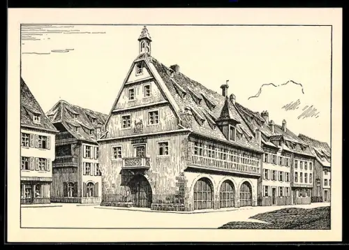 Künstler-AK Oberehnheim /Unterelsass, Stadtmetzig