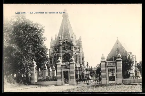 AK Laeken, Le Cimetière et l`ancienne Eglise