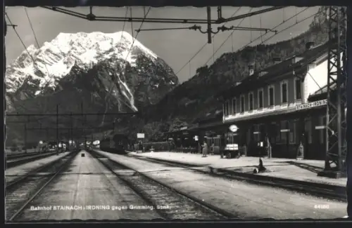 AK Stainach-Irdning, Blick auf den Bahnhof