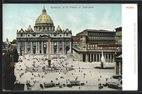 AK Roma, Basilica di S. Pietro in Vaticano