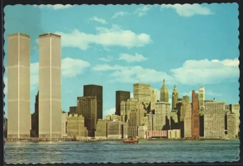 AK New York, NY, World Trade Center, Lower Manhattan Skyline