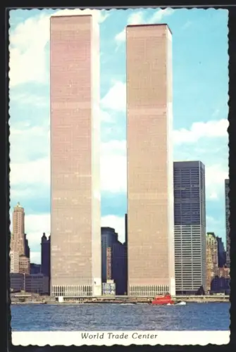 AK New York, NY, Twin Towers of the World Trade Center