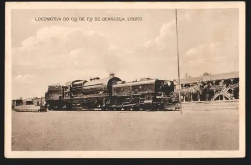 AK Lobito, Locomotiva do Co. de Fo. de Benguela, Eisenbahn
