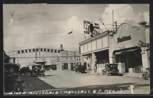 AK Mexico, Linea Divisoria, Mexicali Beer Hall, Grenze