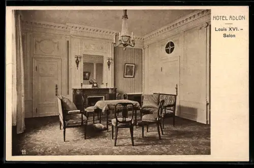AK Berlin, Hotel Adlon, Louis XVI, Salon