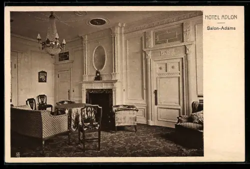 AK Berlin, Hotel Adlon, Salon-Adams
