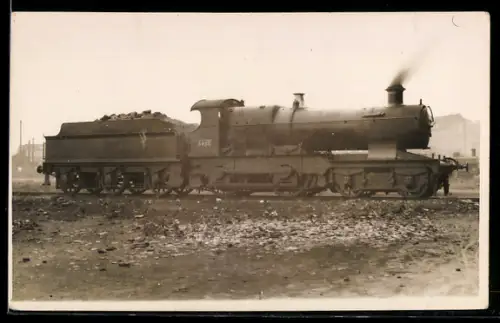 AK Britische Lokomotive Nr. 3423 mit Tender, englische Eisenbahn