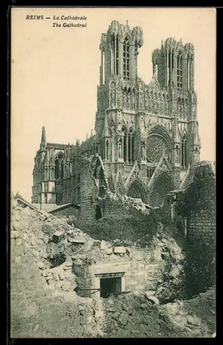 AK Reims, La Cathédrale