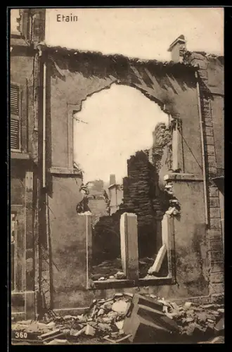 AK Etain, Zerstörtes Haus