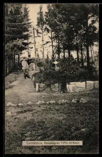 AK Dannevaux, Massengrab 7 Offz. 53 Mann