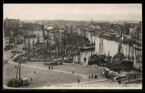 AK Dunkerque, Le Bassin du Commerce et le Quai des Hollandais