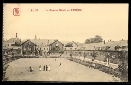 AK Lille, La Caserne Wéber, L`Intérieur